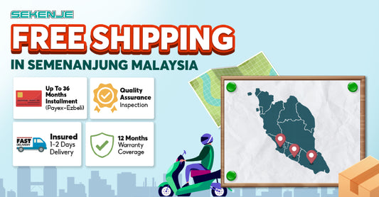 Sekenje Now Offers FREE Shipping in Semenanjung Malaysia