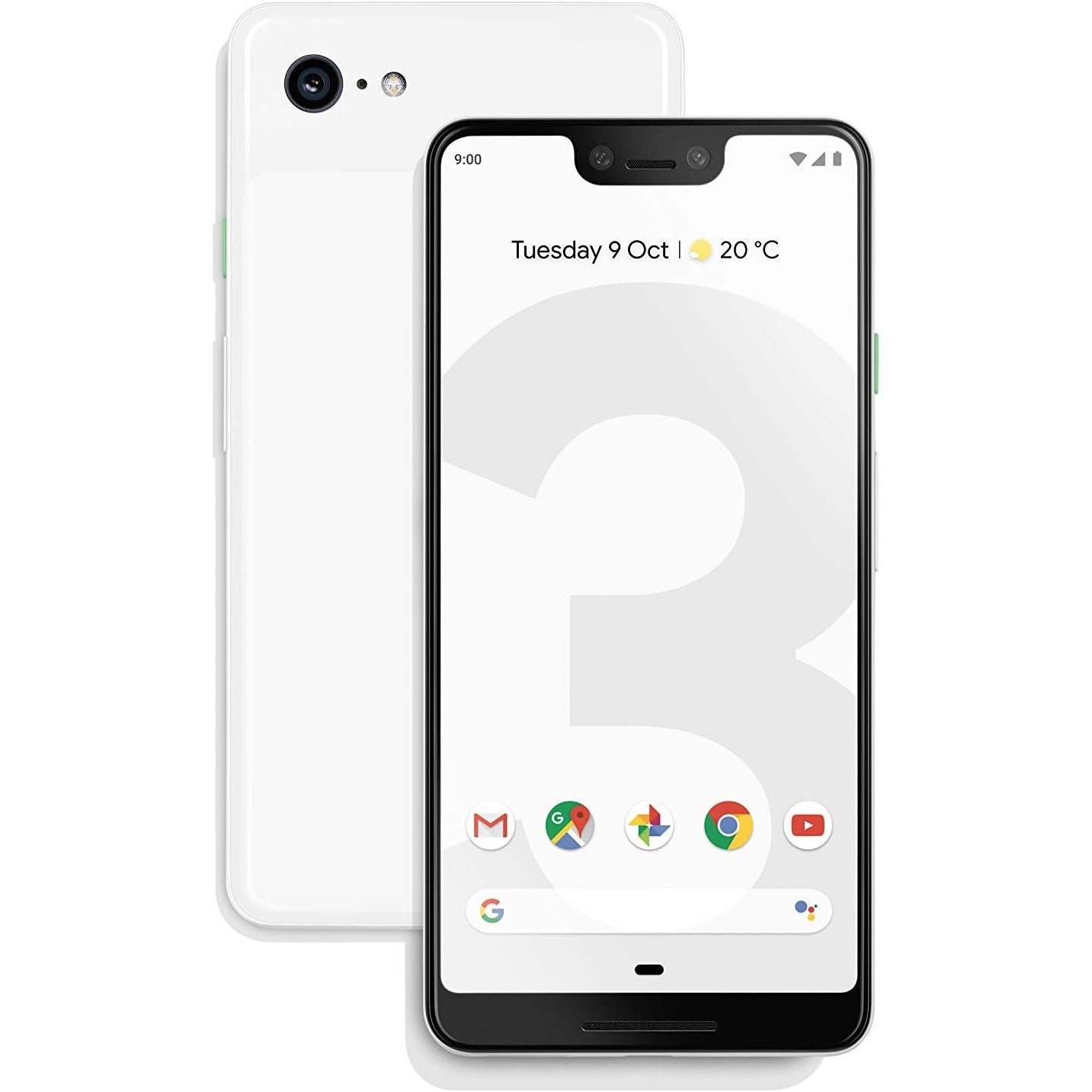 GOOGLE PIXEL 3 XL CLEARLY WHITE